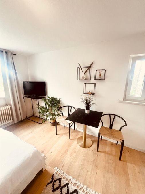 Ferienwohnung An Der Uniklinik Mit Eigener Kueche Und Renoviertem Badezimmer Homburg  Dış mekan fotoğraf